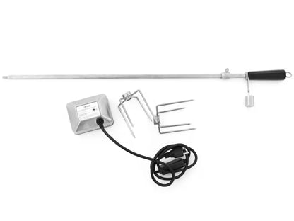 Rotisserie Kit 32" (Includes Motor, Spit Forks, Handle, Mount Collar, and Bracket)