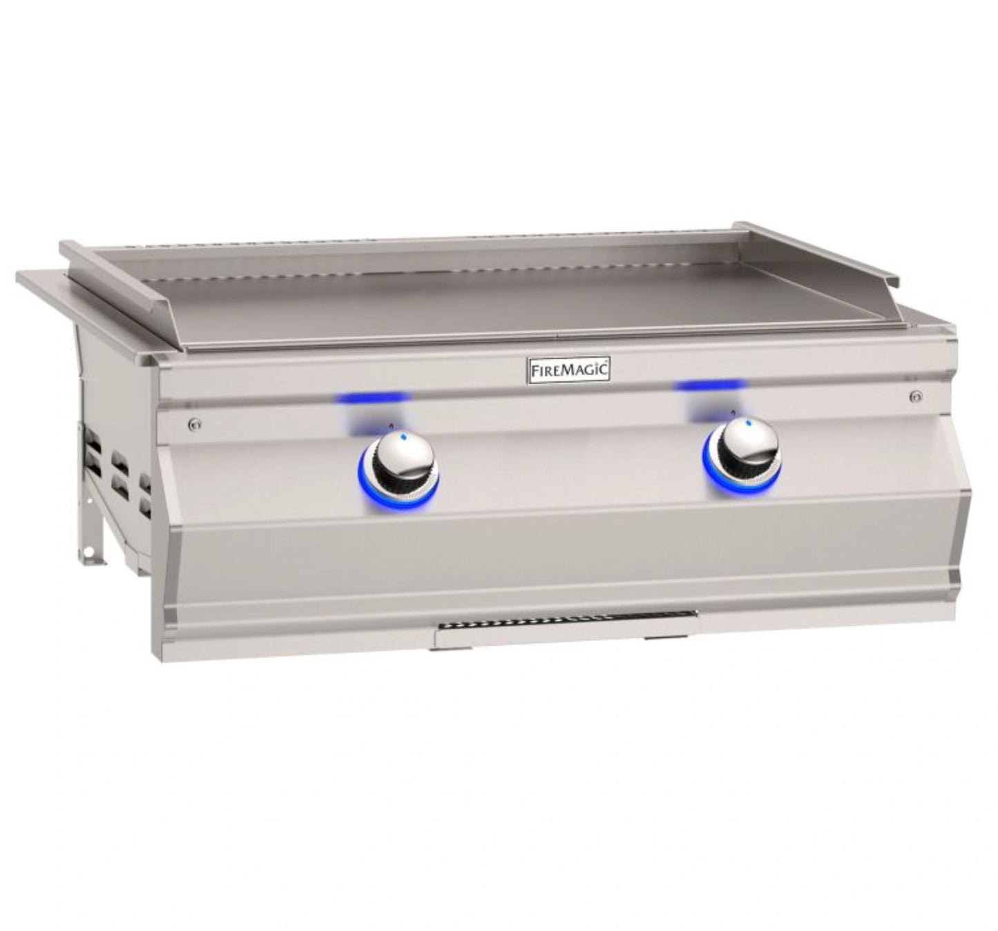 Fire Magic Aurora 30" Built-In Propane Gourmet Griddle with Stainless Steel Griddle Surface and Cover