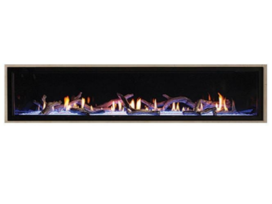 Empire White Mountain Hearth Boulevard 72" Direct Vent Linear Natural Gas Fireplace with Multi Function Remote Control
