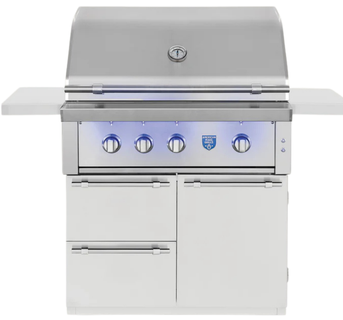 American Made Grills Freestanding Estate 36" 3-Burner Natural/Propane Gas Grill