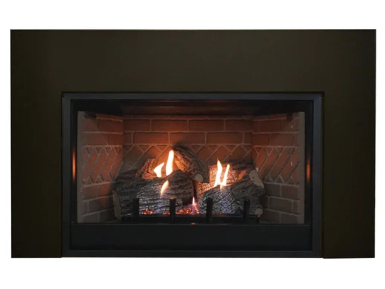 Empire White Mountain Hearth Innsbrook 28" Vent Free Medium Propane Gas Fireplace Insert with IPI Control and On/Off Switch