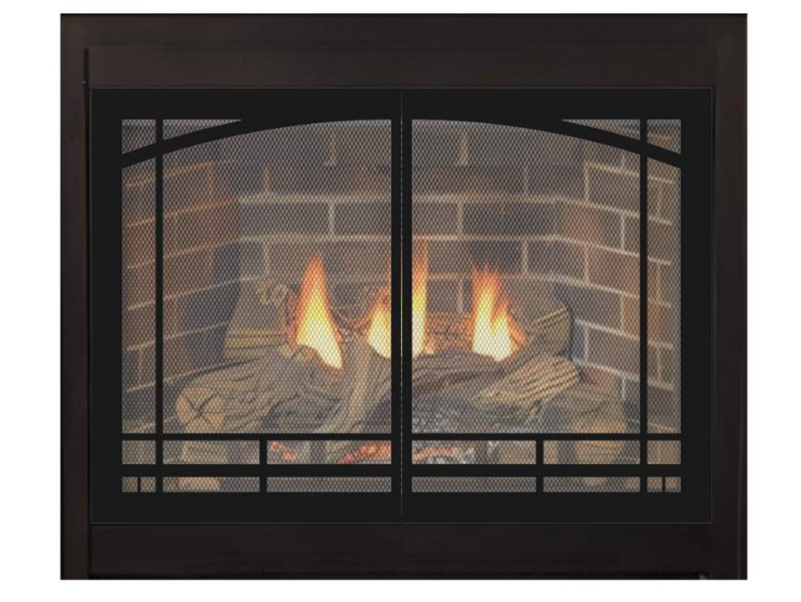 Empire White Mountain Hearth Tahoe 48" Direct Vent Deluxe Gas Fireplace with Millivolt Control On/Off Switch and Blower