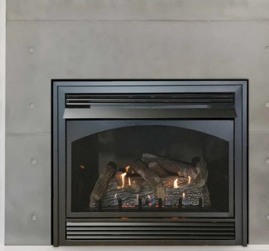 Empire White Mountain Hearth Vail 32" Vent Free Premium Gas Fireplace with Millivolt Control and On/Off Switch