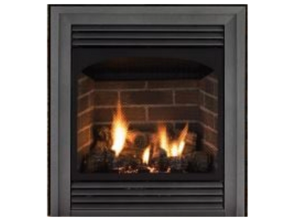 Empire White Mountain Hearth Vail 24" Vent Free Premium Propane Gas Fireplace with Slope Glaze Burner IPI Control and On/Off Switch