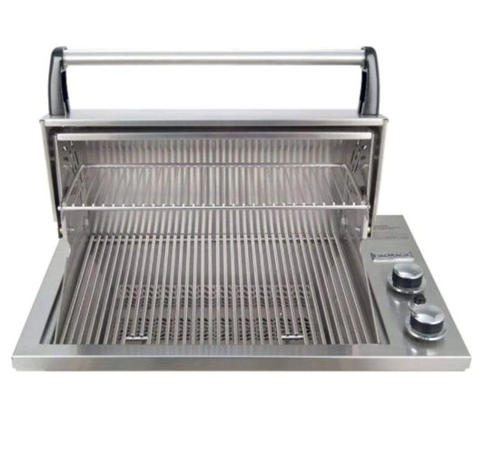Fire Magic Deluxe Gourmet 24" Drop-In Natural Gas Grill with Stainless Steel Rod Cooking Grids