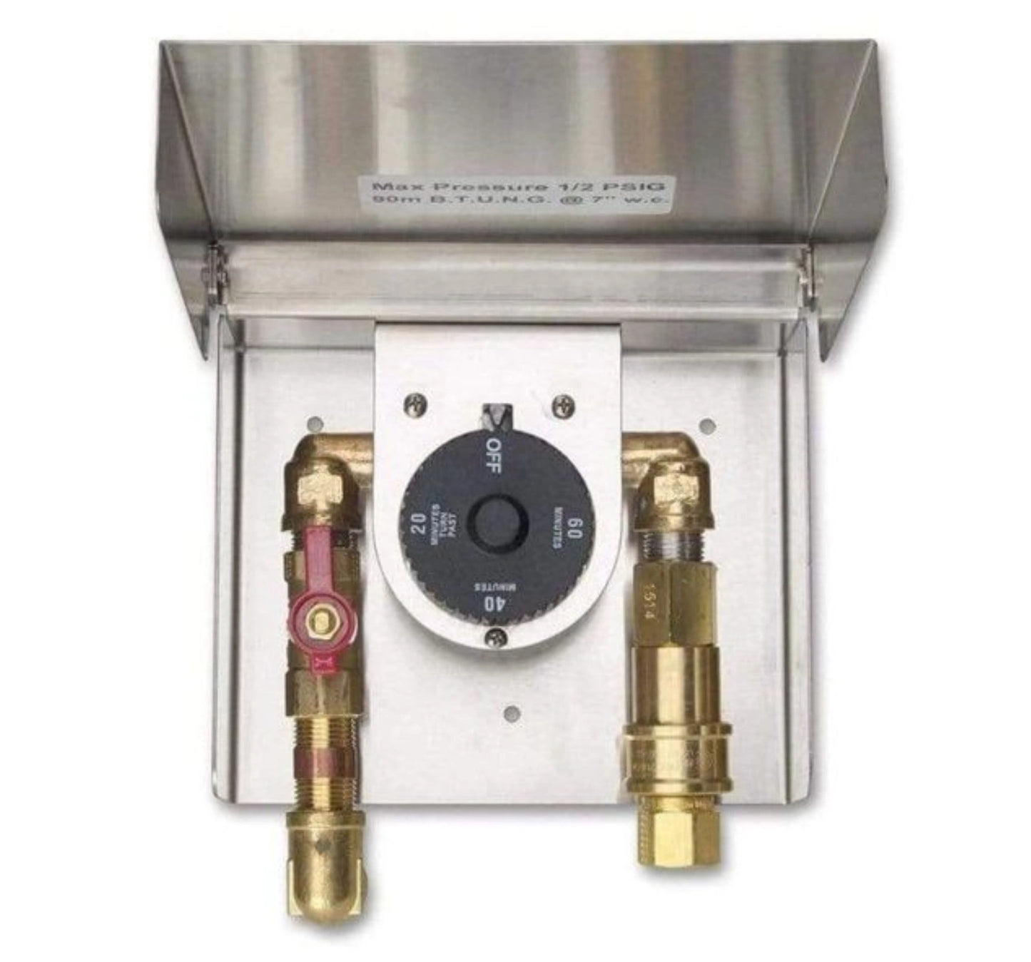 Fire Magic 5521-01T Gas Connection Box with 1-Hour Timer & Quick Disconnect