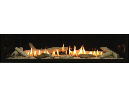 Empire White Mountain Hearth Boulevard 48" Vent Free See Through Linear Propane Gas Fireplace with Intermittent Pilot and Thermostat Variable Remote Control