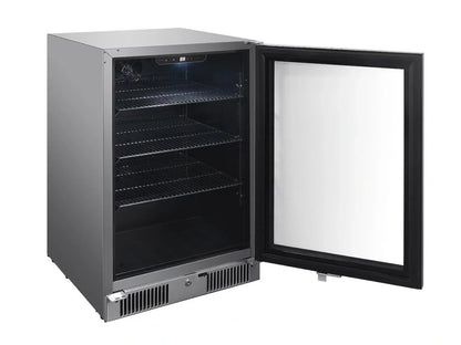 Blaze 20" 4.5 Cu. Ft. Outdoor Rated Beverage Cooler w/ Lock