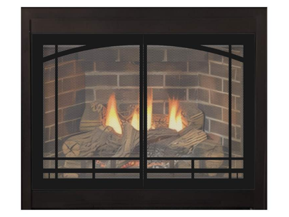Empire White Mountain Hearth Tahoe 48" Direct Vent Deluxe Gas Fireplace with Millivolt Control On/Off Switch and Blower