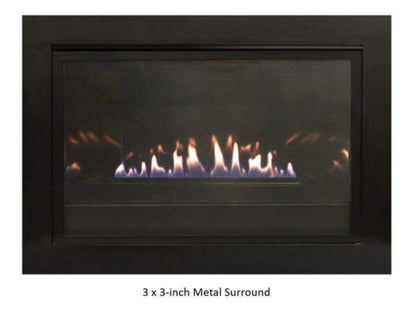 Empire White Mountain Hearth Innsbrook 27" Vent Free Small Propane Gas Fireplace Insert with IPI Control and On/Off Switch