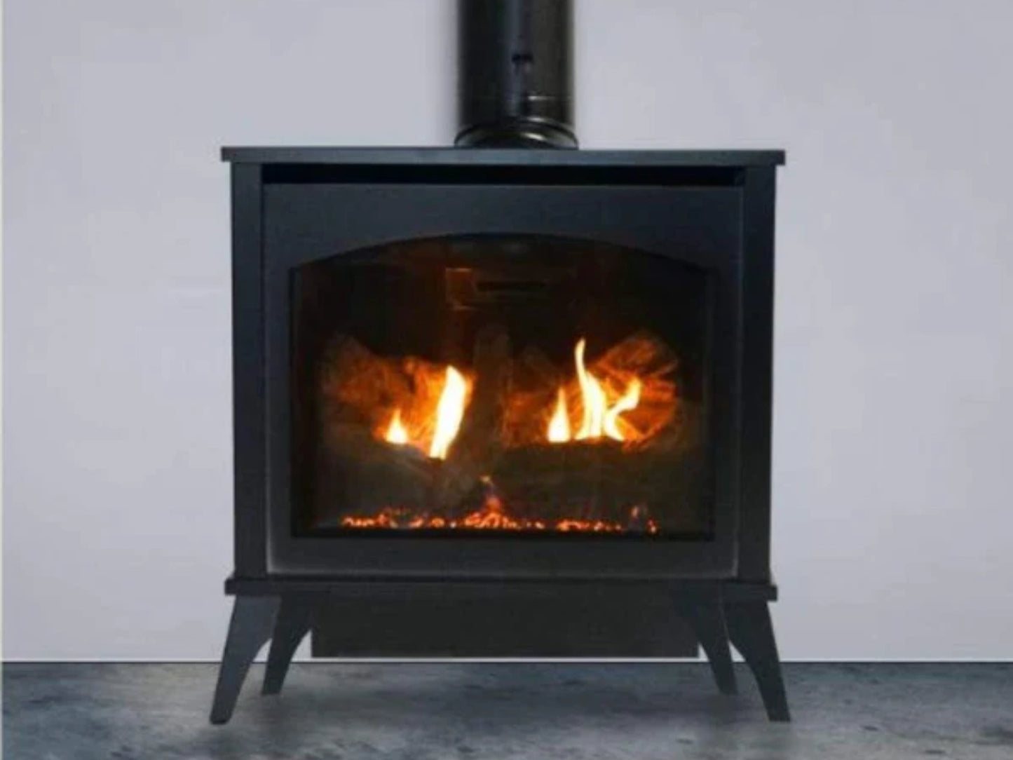 Empire White Mountain Hearth Spirit 27" Direct Vent Medium Steel Gas Stove with IPI Control and On/Off Switch
