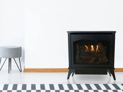 Empire White Mountain Hearth Spirit 22" Vent Free Medium Steel Natural Gas Stove with Millivolt Control and On/Off Switch
