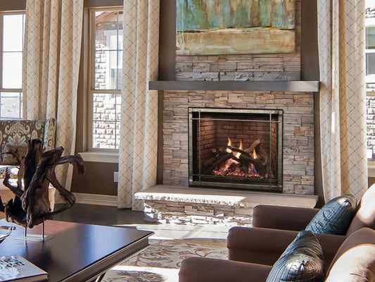 Empire White Mountain Hearth Rushmore Clean Face 36" Direct Vent Natural Gas Fireplace with TruFlame Control System