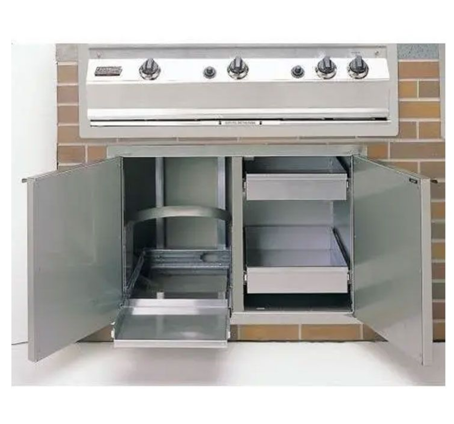 Fire Magic Select Double Doors with Trash Tray & Dual Drawers