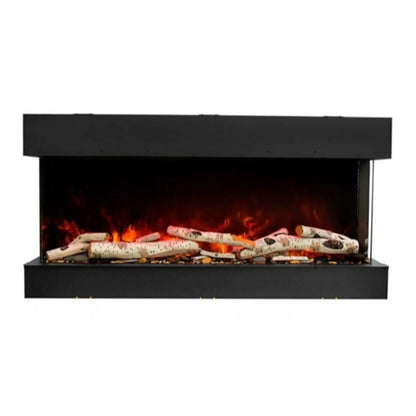 Amantii Trv View Slim 40" Indoor Outdoor 3 Sided Electric Fireplace | 40-TRV-SLIM
