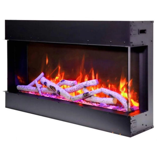 Amantii Trv View Slim 60" Indoor Outdoor 3 Sided Electric Fireplace | 60-TRV-SLIM