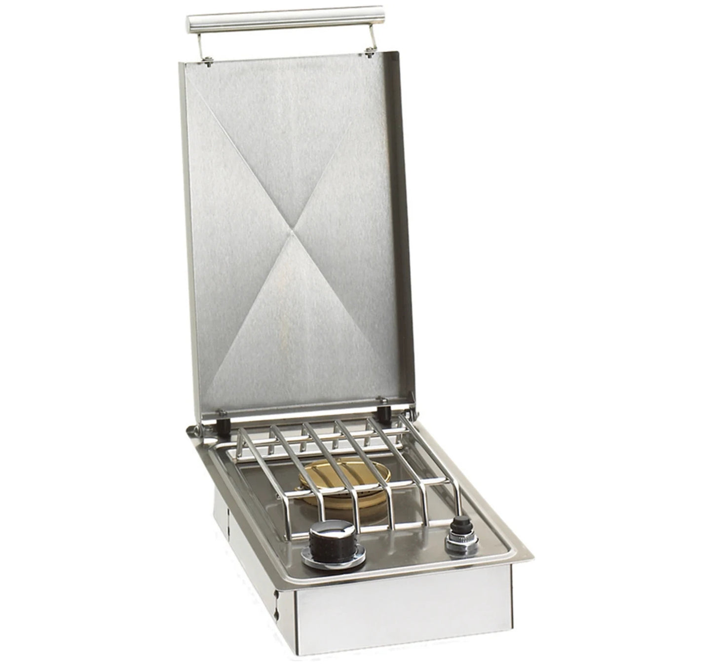 Fire Magic Natural Gas Side Burner with Stainless Steel Lid