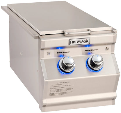 Fire Magic Propane Side Burner with Stainless Steel Lid