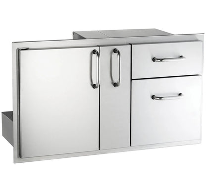 Fire Magic Select Access Door with Platter Storage & Double Drawer