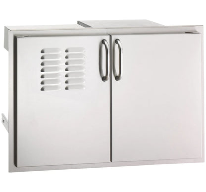 Fire Magic Select Double Doors with Tank Tray, Louvers & Dual Drawers