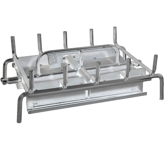 Grand Canyon Outdoor Natural Gas Stainless Steel See-Through Burner 3-Burner