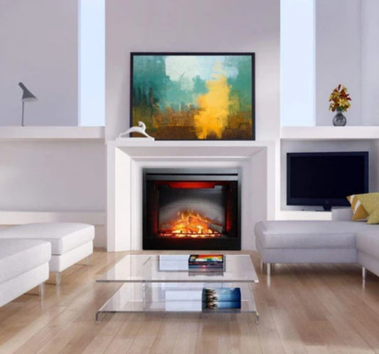 Empire White Mountain Hearth Nexfire 39" Traditional Electric Fireplace With Log Set