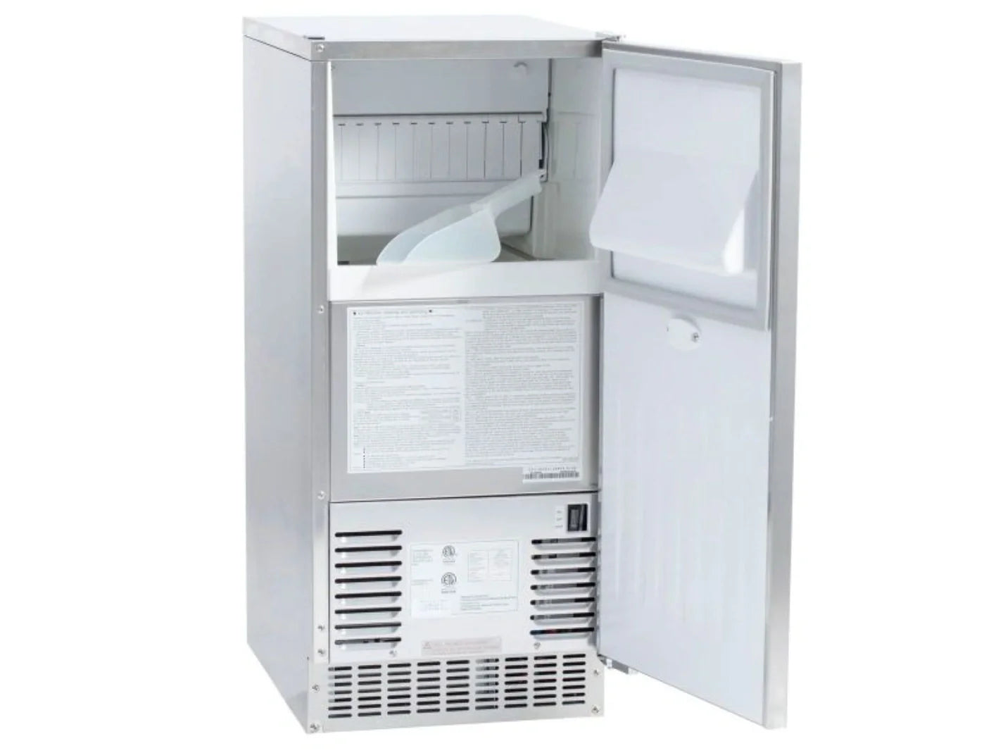 Power Q In Rock Granite Top (Includes Outlaw Grill/Contemporary Fridge/Fridge Frame/Double Door/Side Burner)