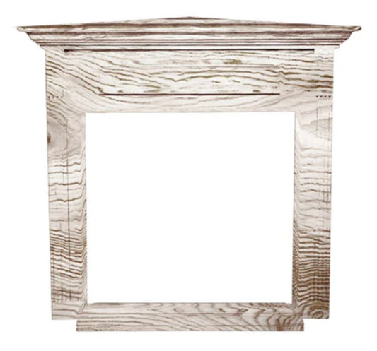 Empire White Mountain Hearth 42" Corner Cabinet Mantel With Base in Cherry Finish