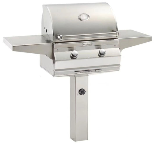 Fire Magic Choice C430s 27" Post-Mount Propane Grill with Analog Thermometer and 1-Hour Post Timer