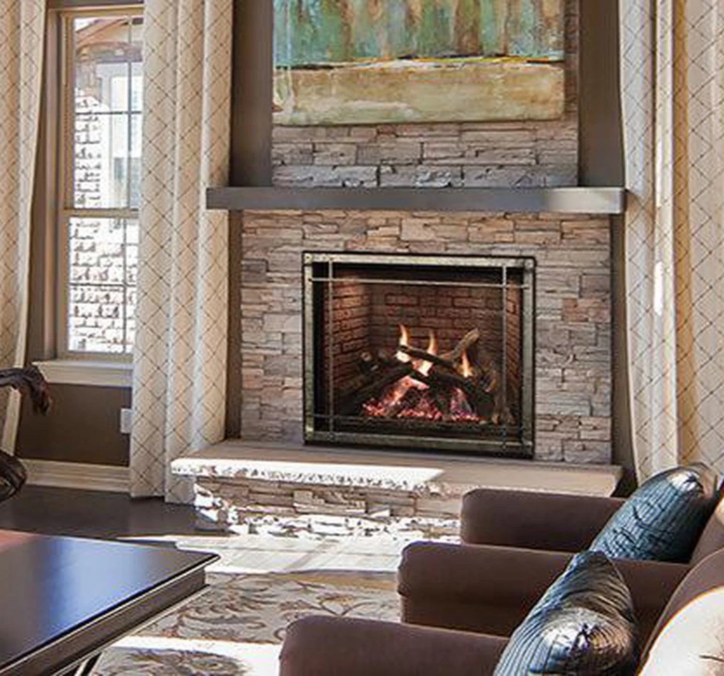 Empire  Hearth Rushmore Clean Face 40" Direct Vent Gas Fireplace with TruFlame Control System