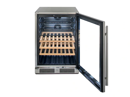 Blaze 24" Glass Front Outdoor Rated Beverage Cooler