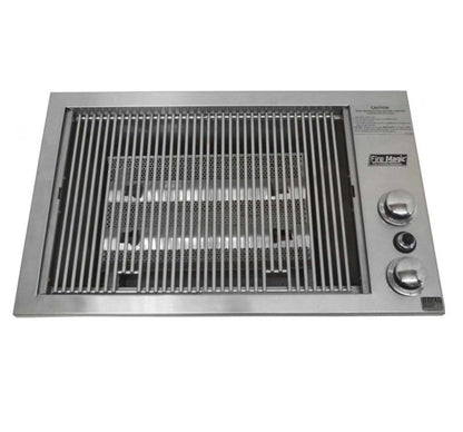 Fire Magic Deluxe Gourmet 24" Drop-In Propane Grill with Stainless Steel Rod Cooking Grids