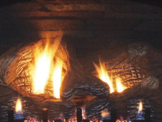 Empire White Mountain Hearth Vail 32" Vent Free Premium Propane Gas Fireplace with IPI Control On/Off Switch and Blower