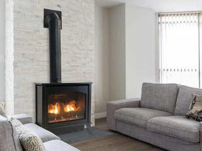 Empire White Mountain Hearth Spirit 27" Direct Vent Medium Steel Gas Stove with IPI Control and On/Off Switch