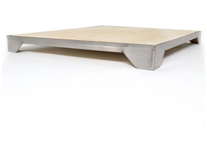 Blaze 14 3/4-in Ceramic Pizza Stone w/ Stainless Steel Tray for Gas Grills