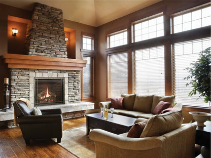 Empire White Mountain Hearth Rushmore Clean Face 50" Direct Vent Propane Gas Fireplace with TruFlame Control System