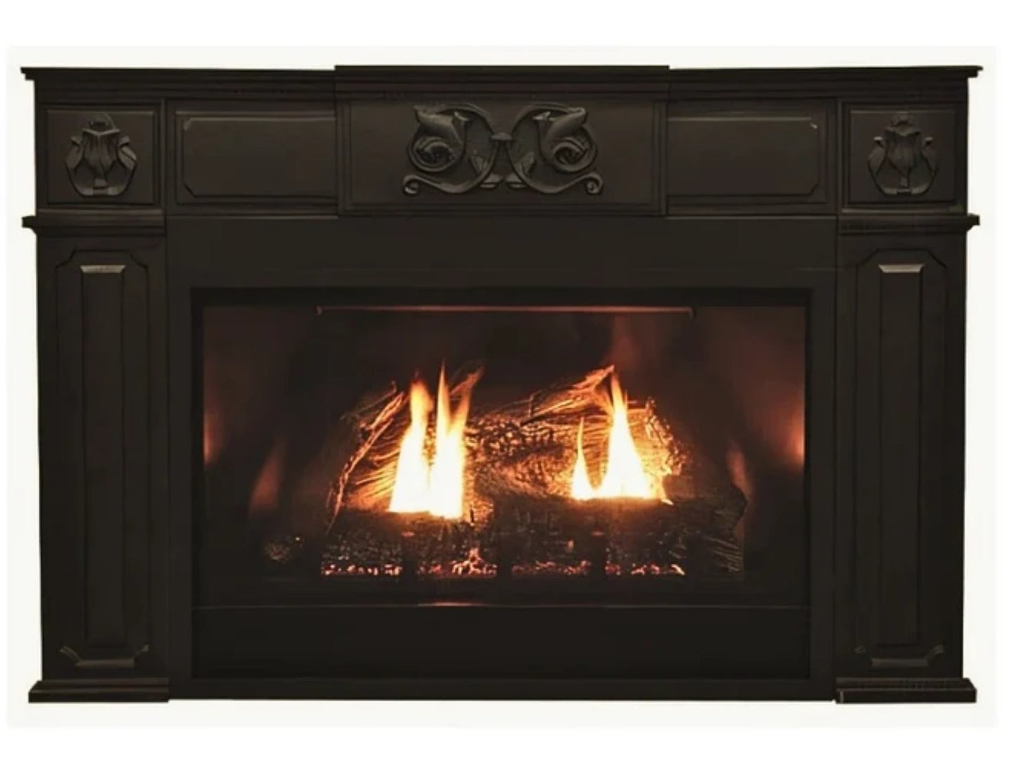 Empire White Mountain Hearth Innsbrook 34" Large Direct Vent Clean Face Traditional Gas Fireplace Insert with Intermittent Pilot Control