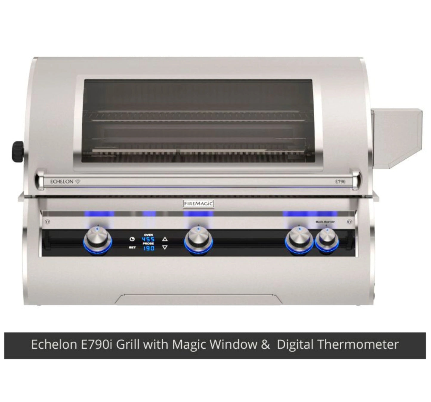 Fire Magic Contemporary Grill Island for E790/A790 Grill, Double Drawer Cut-Out (35 x 115 inch)