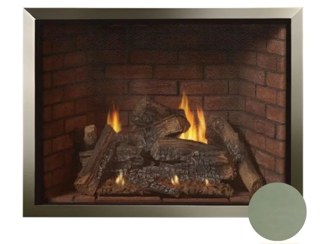 Empire White Mountain Hearth Tahoe Clean Face 36" Direct Vent Traditional Luxury Gas Fireplace with Multi Function Thermostat Remote Control and Blower