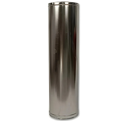 Superior 48" Section Double Wall Pipe for 8" Diameter Wood-Burning Chimney