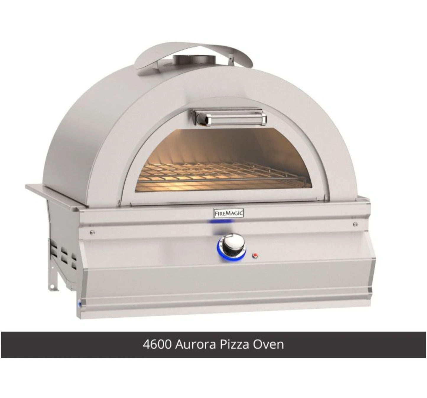 Fire Magic Contemporary Pizza Oven Island, Refrigerator Cut-Out (35 x 77 inch)