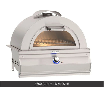Fire Magic Contemporary Pizza Oven Island, Refrigerator Cut-Out (35 x 77 inch)