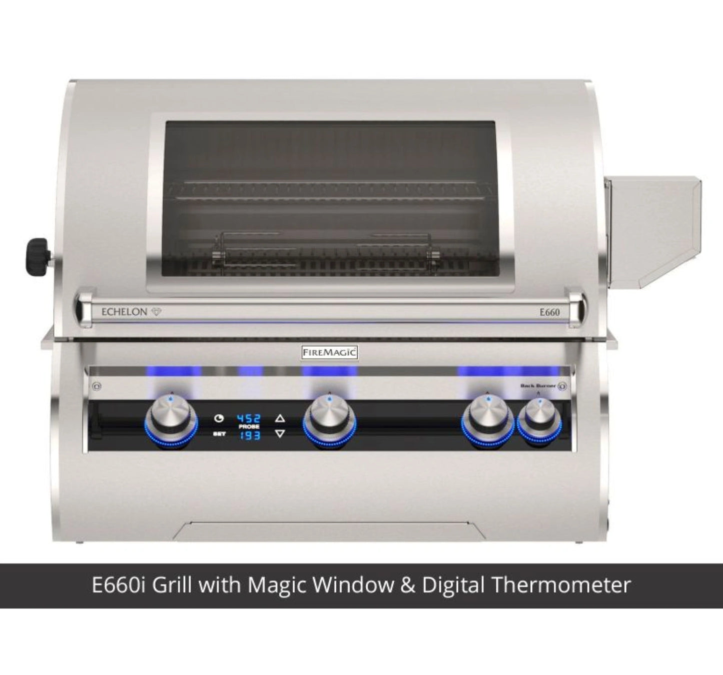 Fire Magic Reclaimed Wood Grill Island for E660/A660 Grill, Double Drawer Cut-Out (35 x 77 inch)