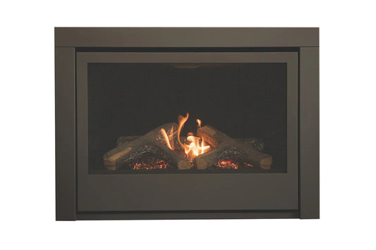 Amantii Sierra Flame Thompson 36" Natural Gas Direct Vent Linear Gas Fireplace | THOMPSON-36-DELUXE-NG