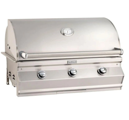 Fire Magic Contemporary Choice Island for C650 Grill, Double Drawer Cut-Out (31 x 82 inch, Smoke)