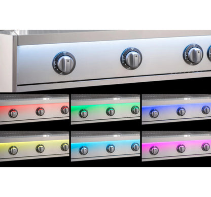 AOG L-Series 24" 2-Burner Natural Gas Built-In Grill with Backburner and Rotisserie Kit High Performance Outdoor Cooking
