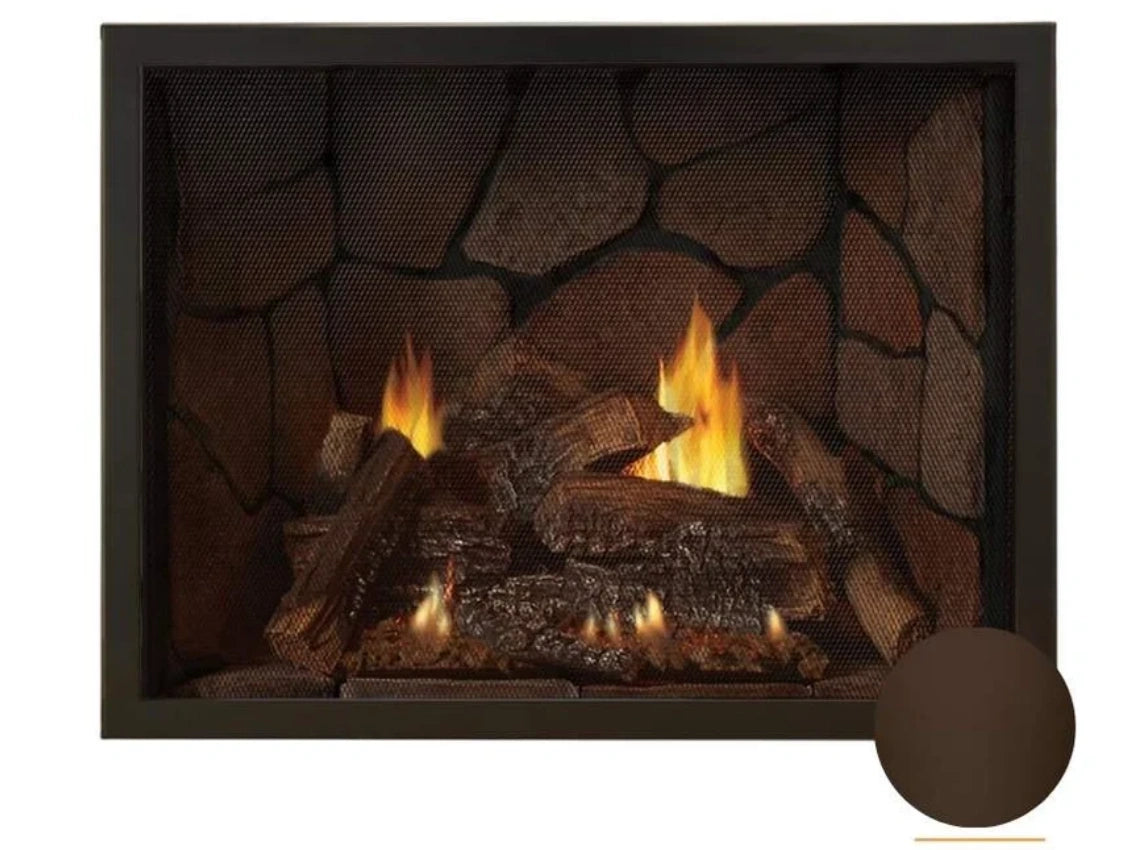 Empire White Mountain Hearth Tahoe Clean Face 36" Direct Vent Traditional Luxury Gas Fireplace with Multi Function Thermostat Remote Control and Blower