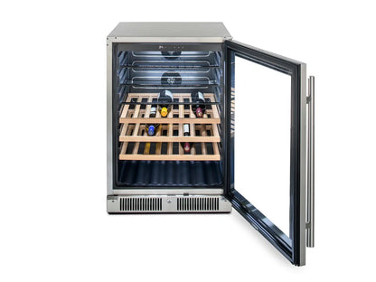 Blaze 24" Glass Front Outdoor Rated Beverage Cooler