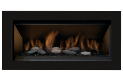 Amantii Sierra Flame Lamego 45" Zero Clearance Contemporary Electronic Ignition Gas Fireplace | LAMEGO-45-LIGHT-EI