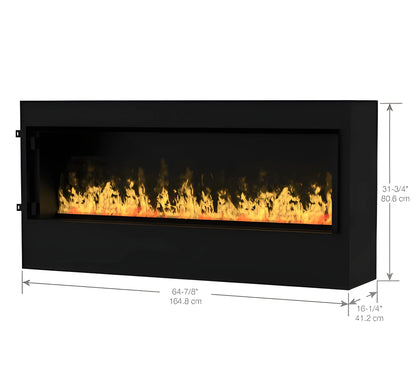Dimplex 60" Optimist Pro Box RGB Built-in Water Vapor Fireplace
